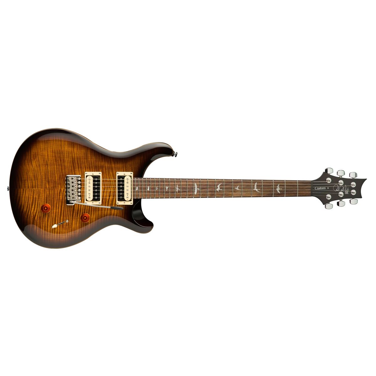 PRS SE Custom 24 El-guitar (Black Goldburst)