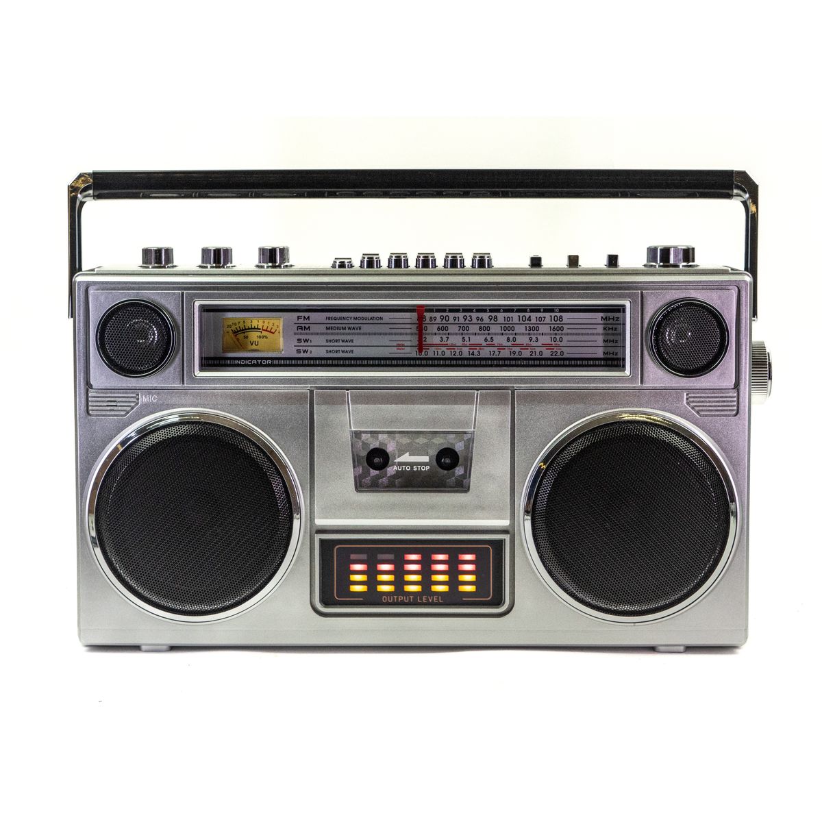 Studio 57 Ghettoblaster m. Bluetooth (Sølv)