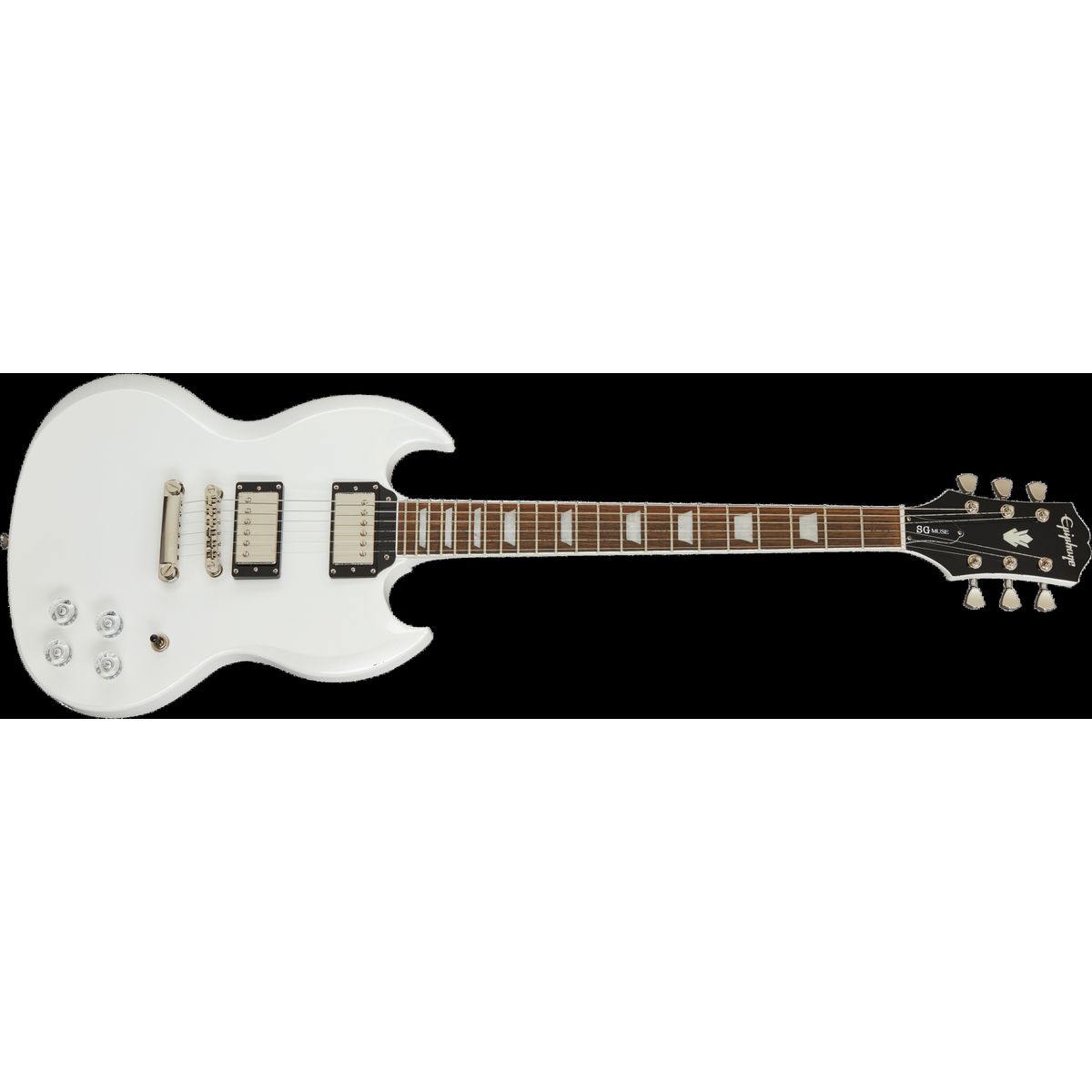 Epiphone SG Muse El-guitar (Pearl White Metallic)