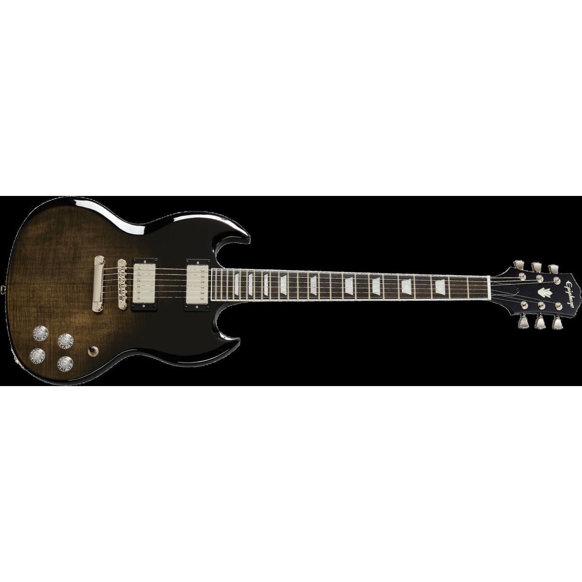 Epiphone SG Modern Figured El-guitar (Trans Black Fade)