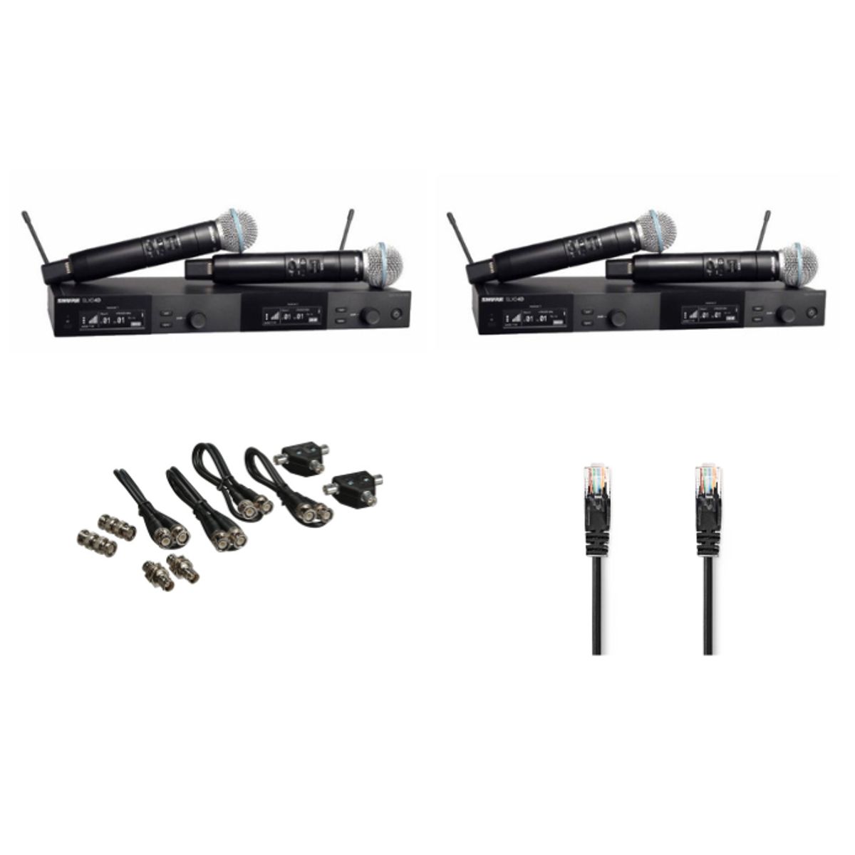 Shure SLXD BETA58A Trådløst System (4 kanaler, J53)