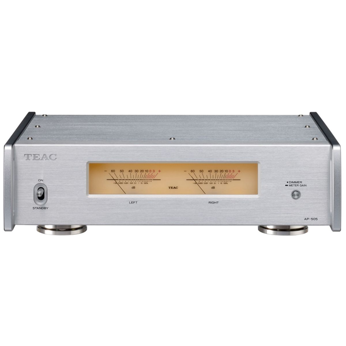 TEAC AP-505 Stereo Effekt Forstærker (Sølv)