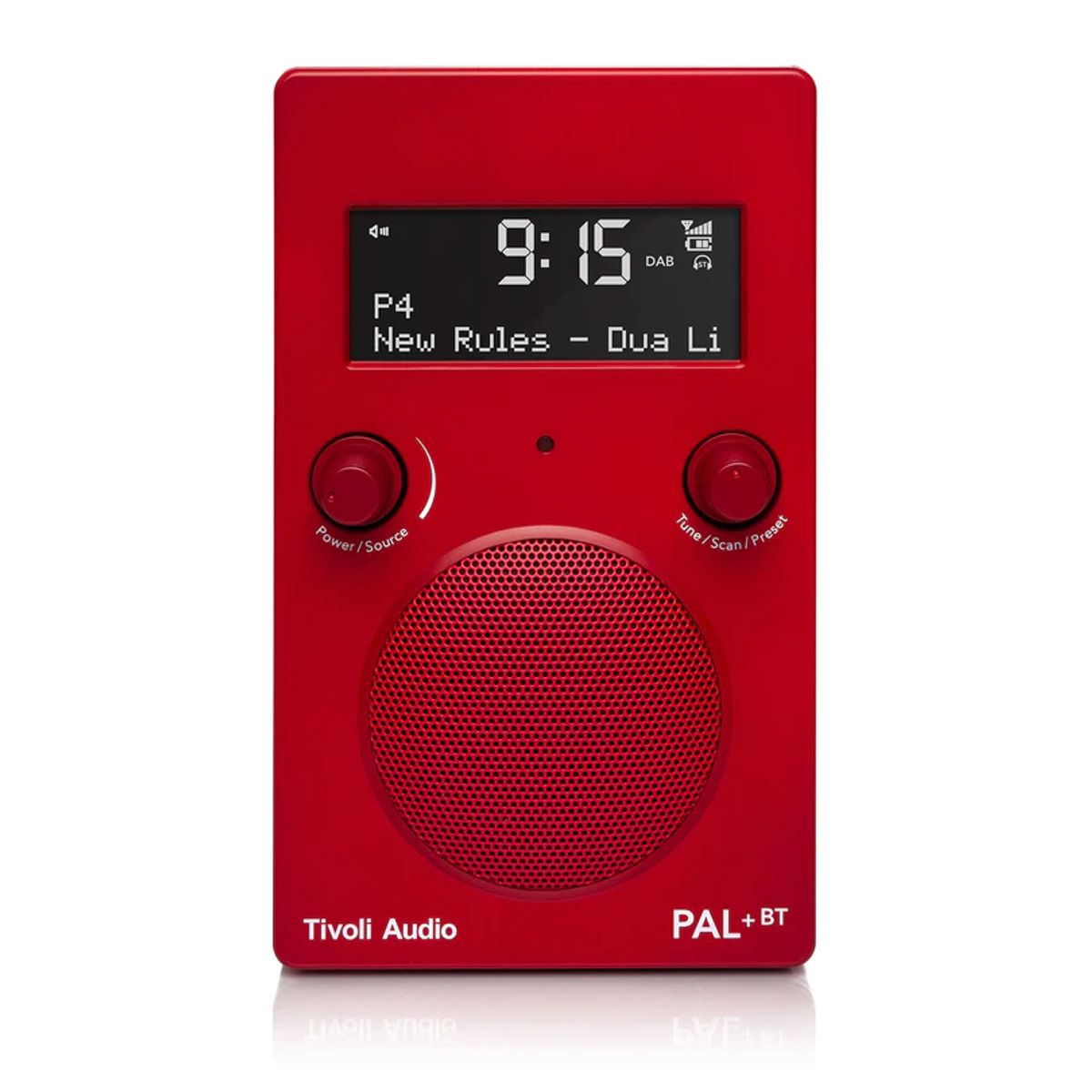 Tivoli Audio PAL+DAB+Bluetooth Højtaler (Rød)