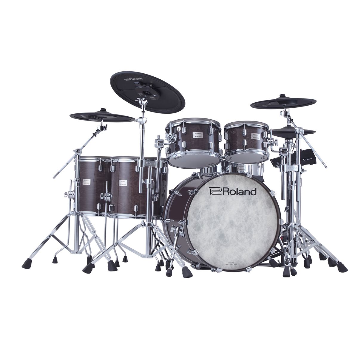 Roland VAD716 Akustiske Design V-Drums (Gloss Ebony)