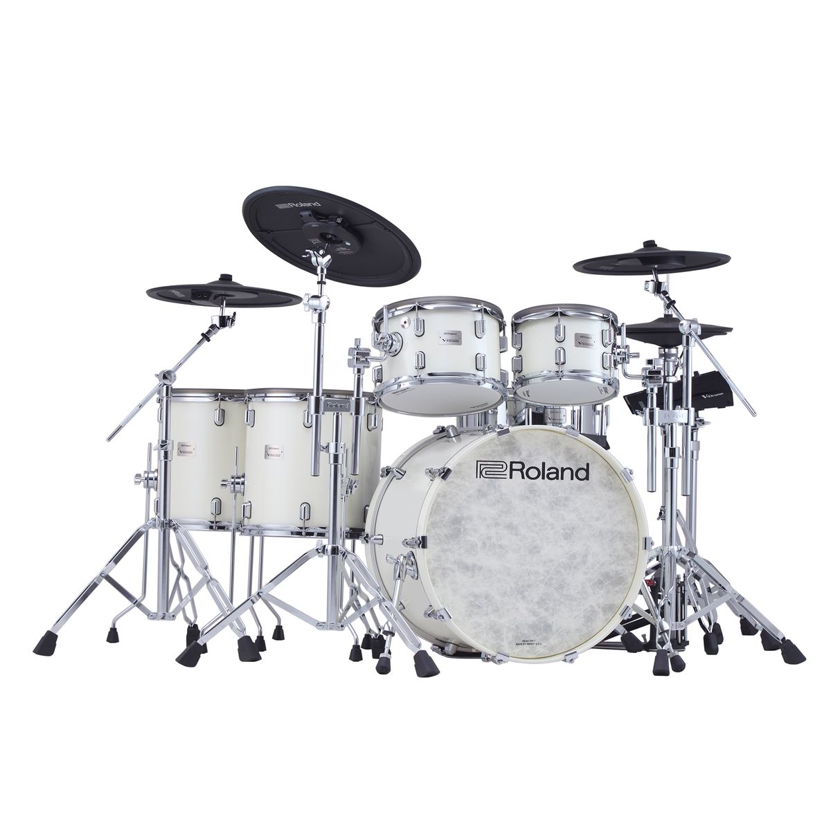 Roland VAD716 Akustiske Design V-Drums (Pearl White)