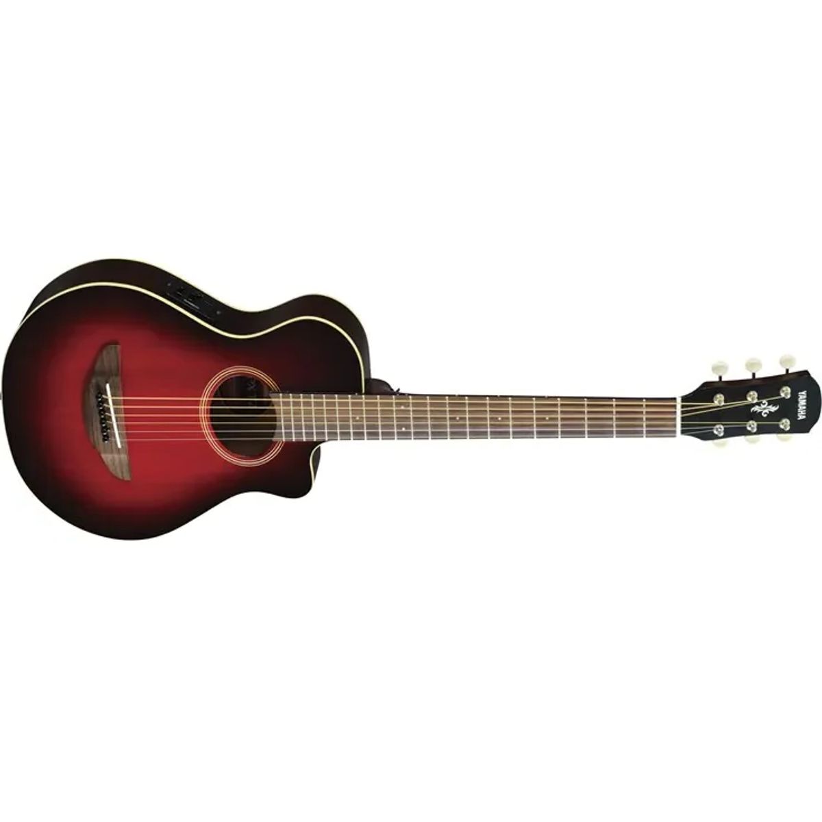 Yamaha APX T2 Western Guitar (Dark Red Burst)