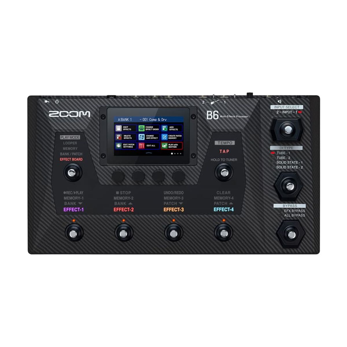 Zoom B6 Bas Multieffekt