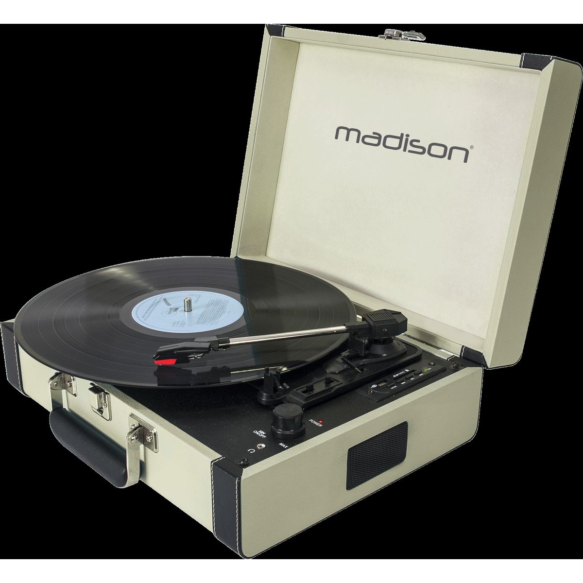 Madison Vintage Pladespiller m. Bluetooth (Cream)