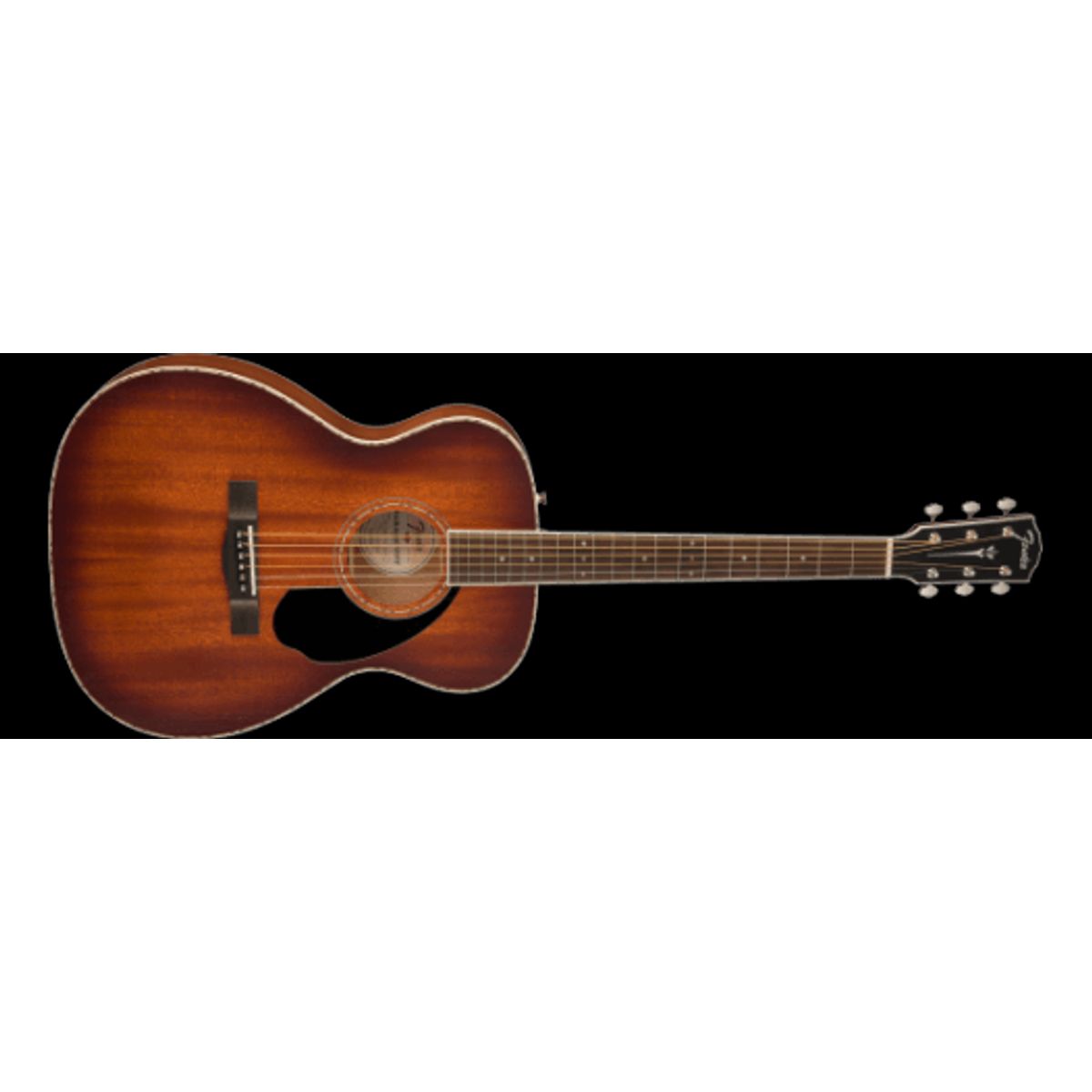 Fender PO-220E Orchestra Western Guitar (Aged Cognac Burst)