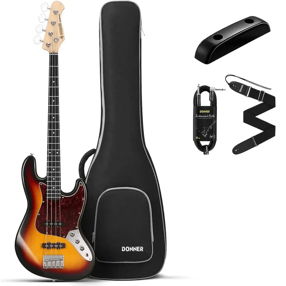 Donner DJB-510D el-bas pakke sunburst