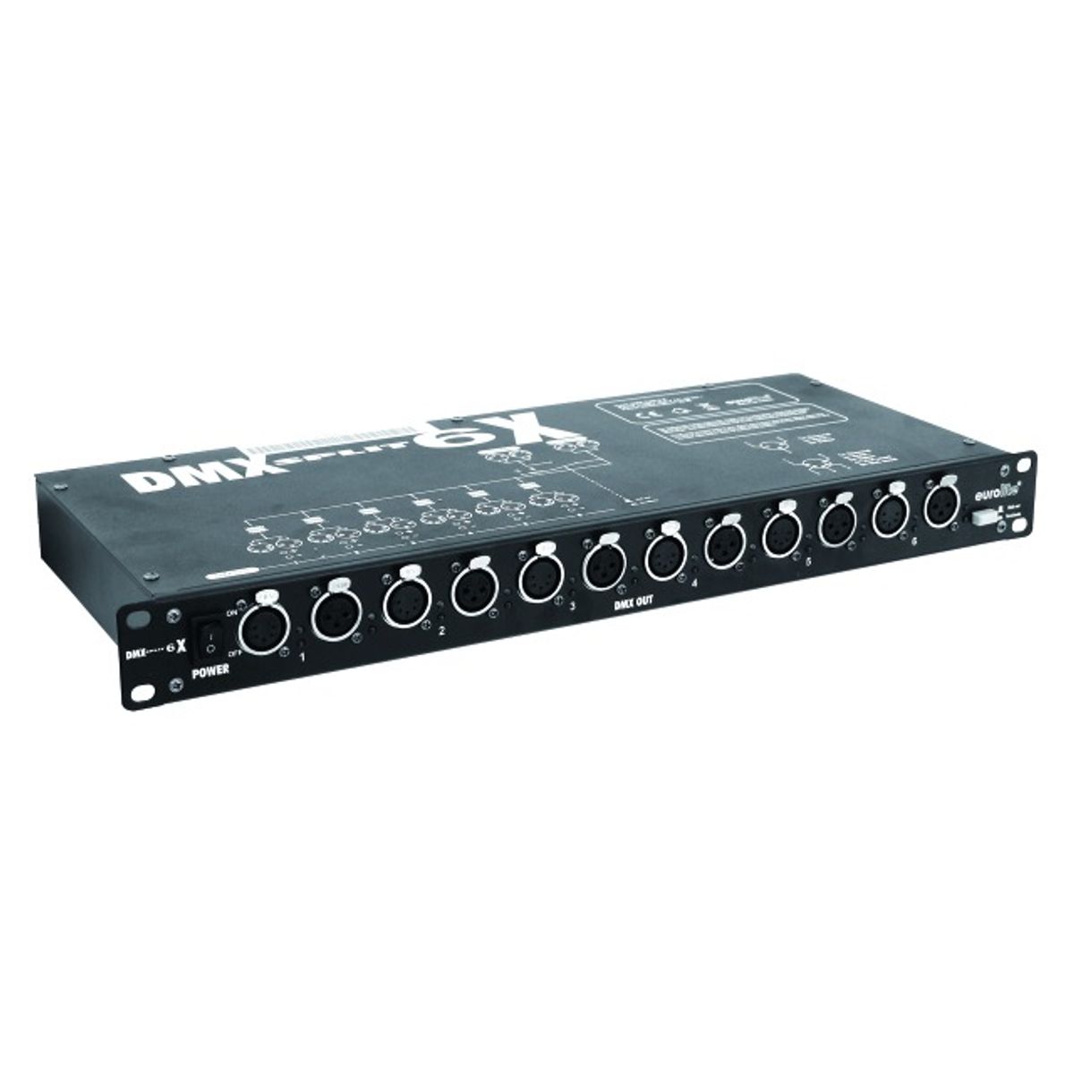 Eurolite DMX Split 6X DMX Splitter