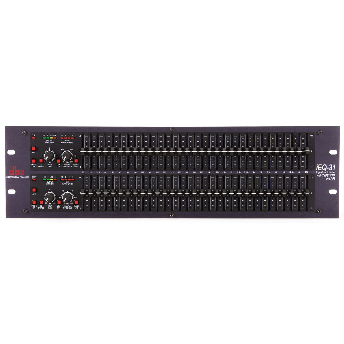 dbx iEQ31 2x 31 Bånd Grafisk Equalizer/Limiter