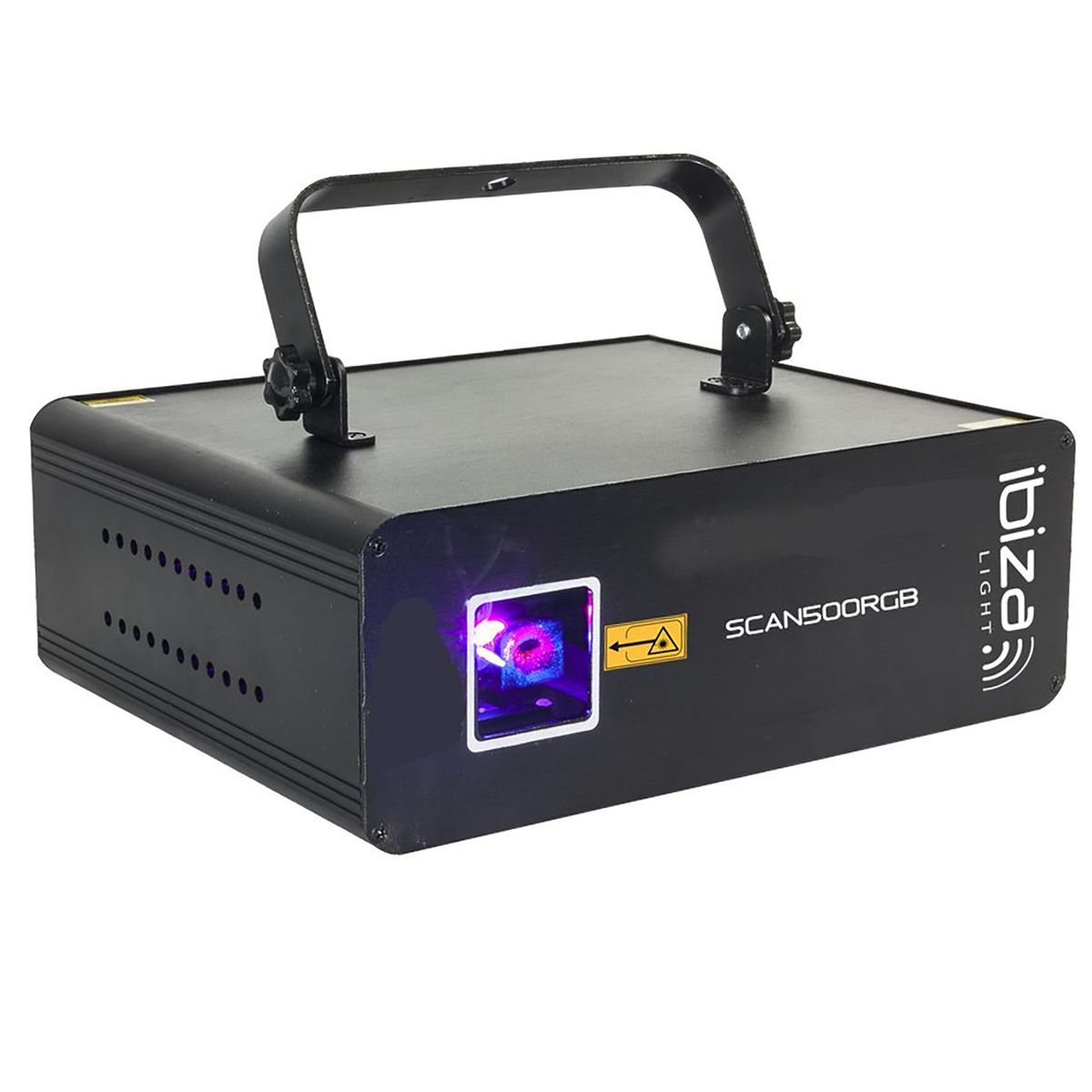 Ibiza Laserlys m. DMX (RGB, 500MW)