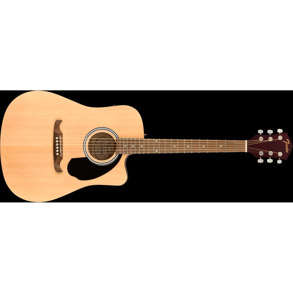 Fender FA-125CE Dreadnought Western Guitar (Natural)