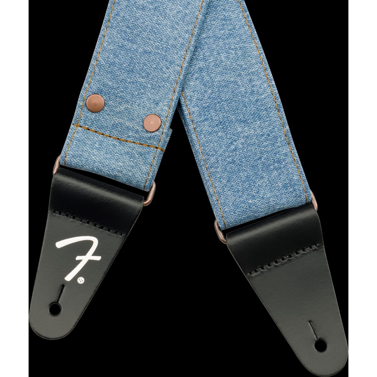 Fender x Wrangler Denim Guitarrem (Light Indigo, 2")