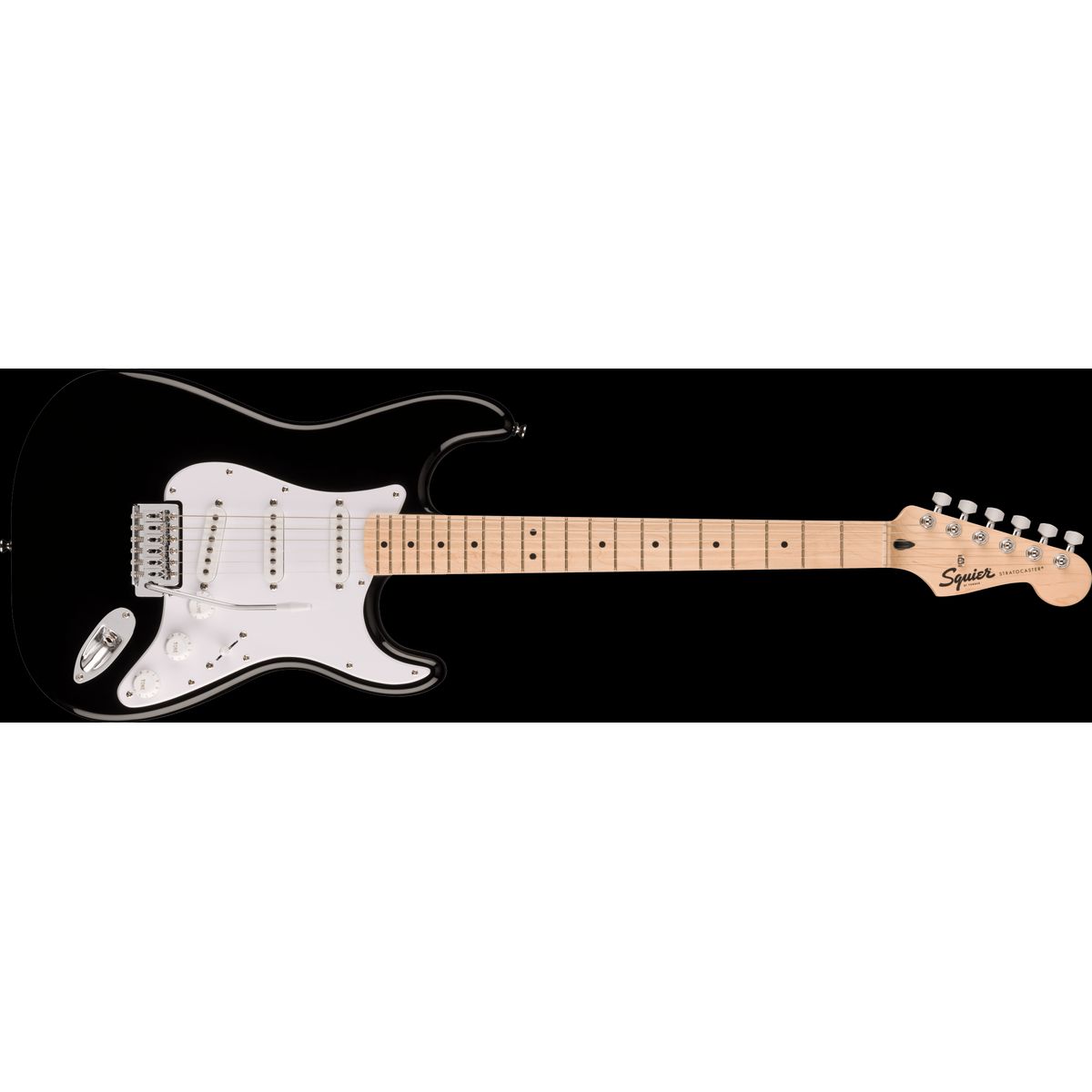 Fender Squier Sonic Stratocaster El-guitar (Sort)