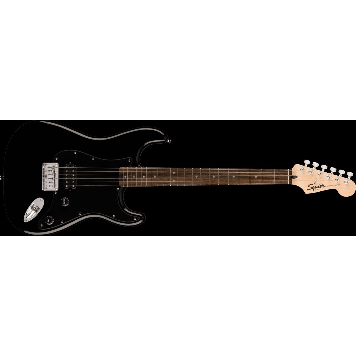 Fender Squier Sonic Stratocaster HT H El-guitar (Sort)