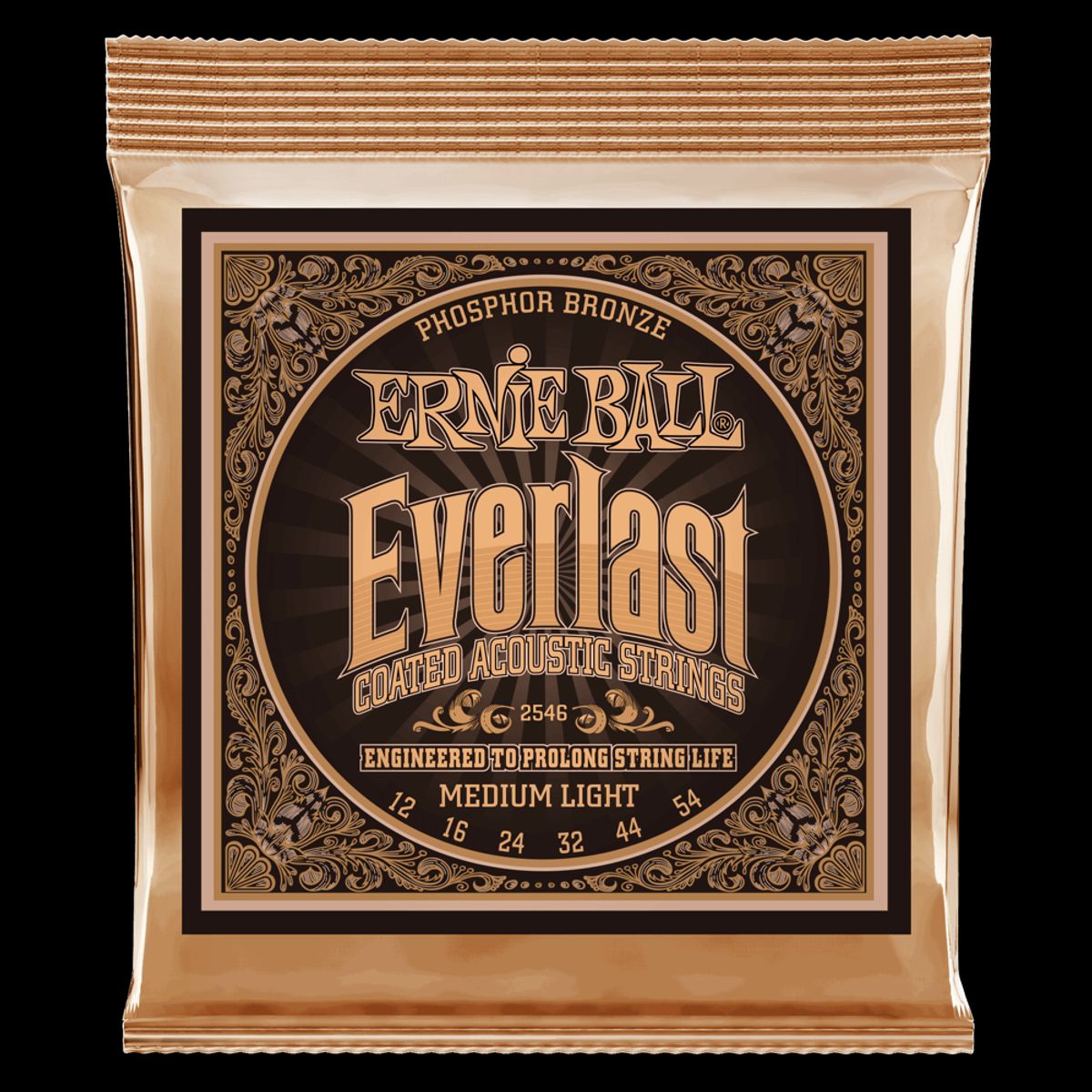 Ernie Ball Everlast Coated Phosphor Bronze Guitarstrenge (Akustisk) Medium Light 012-054