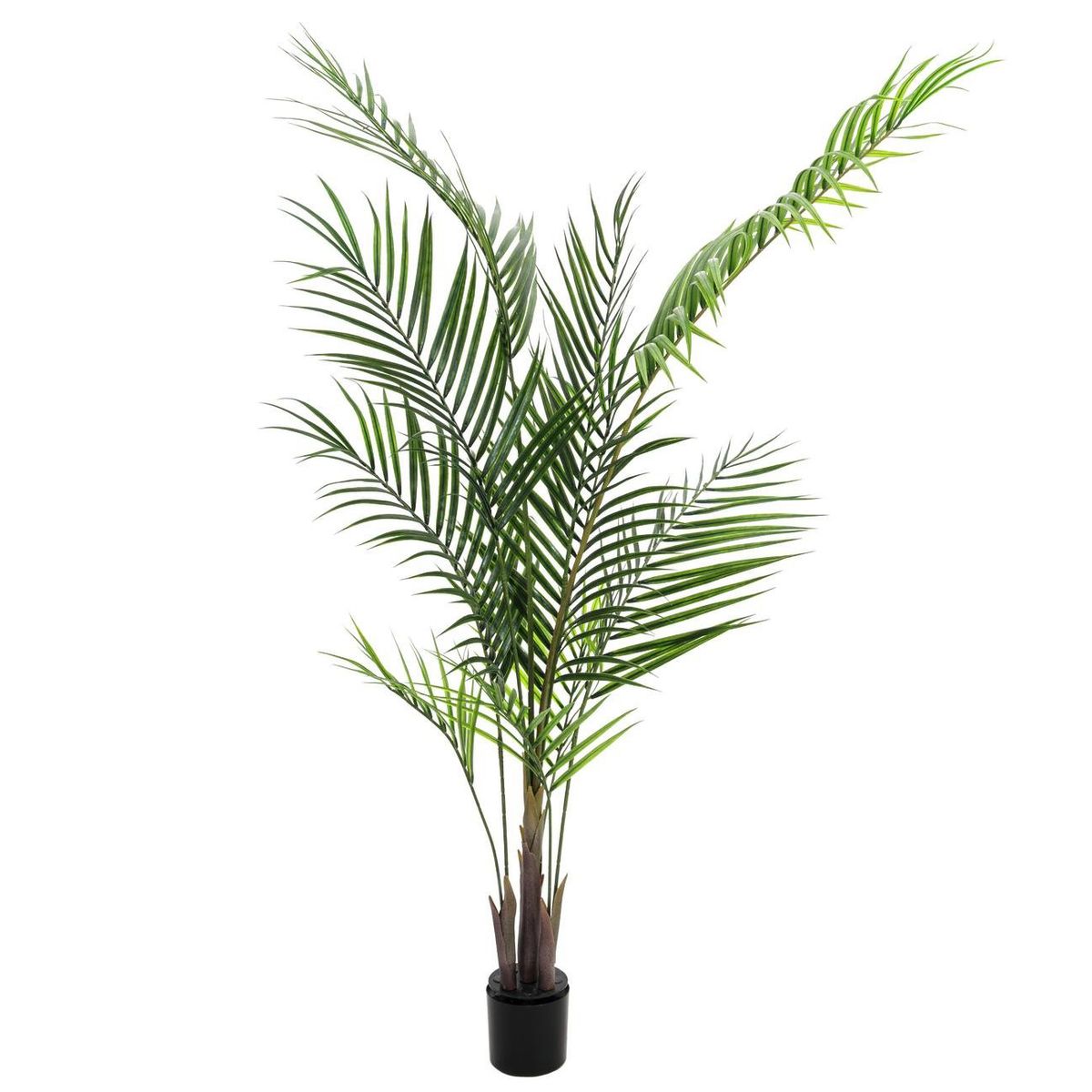 Kunstig Areca palme m. Store Blade (165cm)