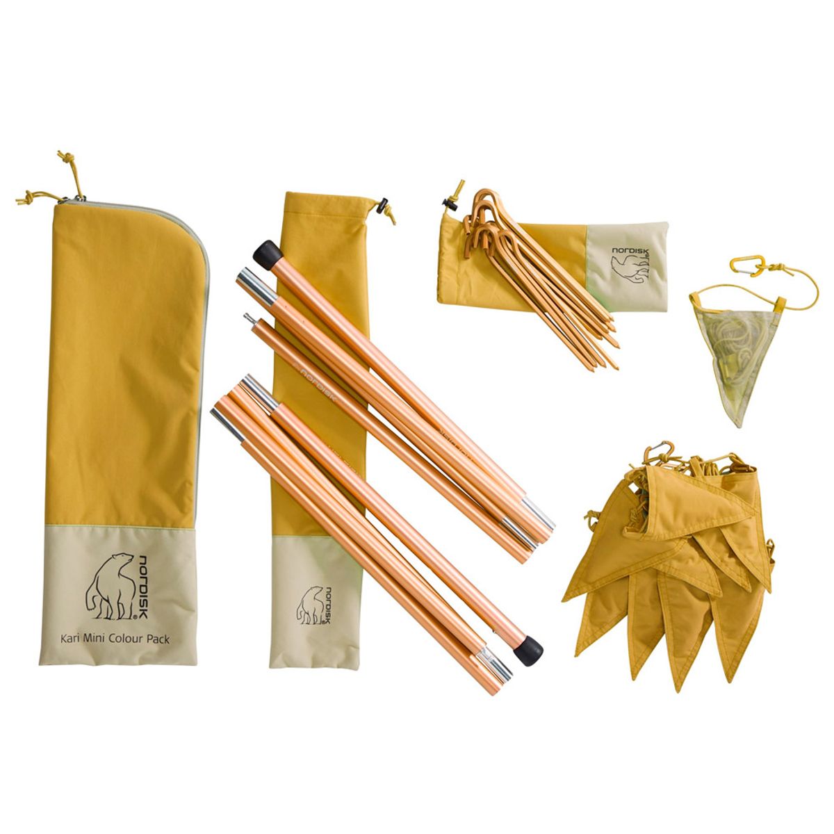 Nordisk Kari Tech Mini Colour Pack Kari Tech Mini - Mustard