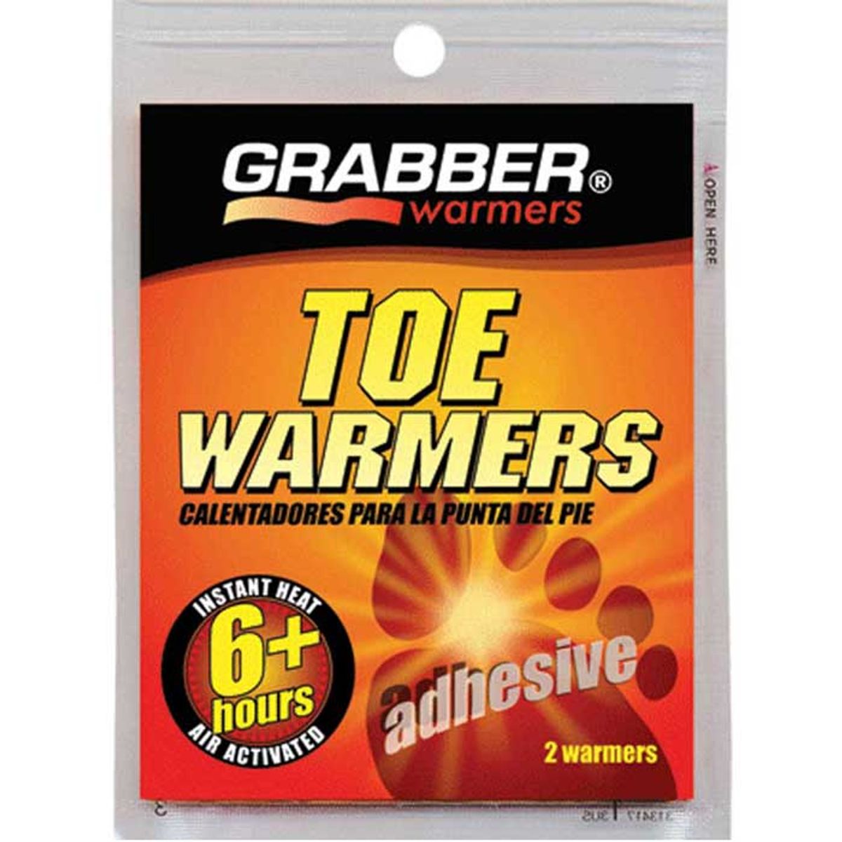 Grabber Toe warmer (pakke med 2 stk)