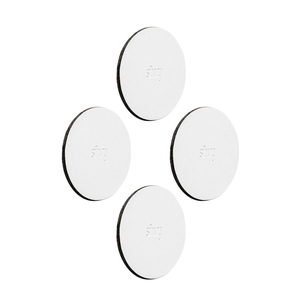 Silwy Metal-Nano-Gel-Pads Nano-Gel-Pad Round White - 4 stk.