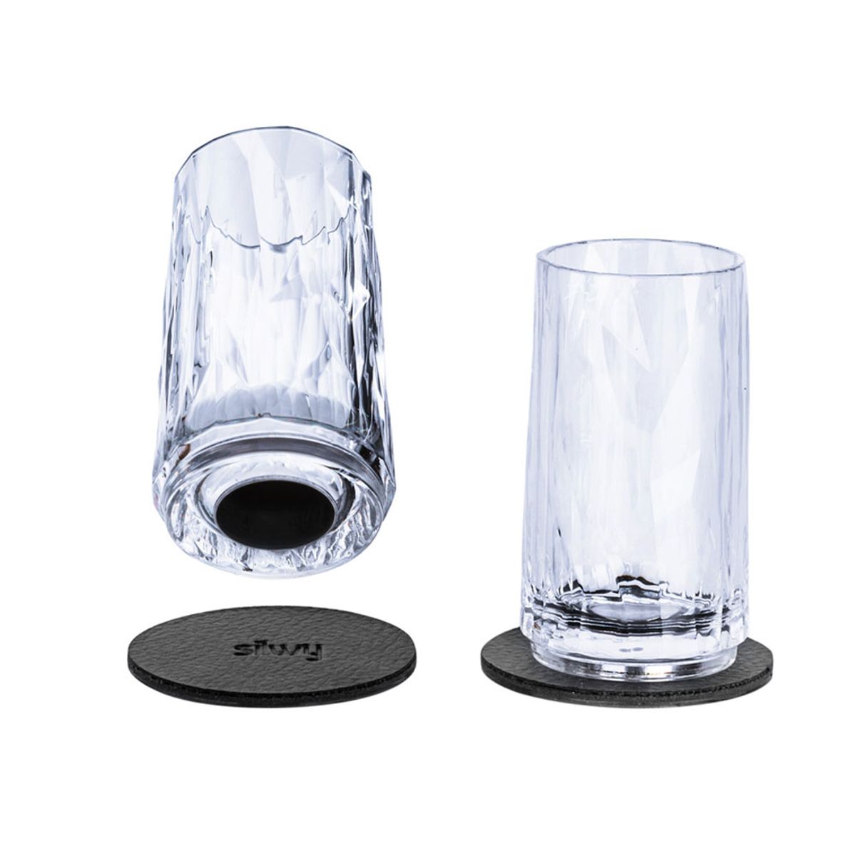 Silwy plastikglas med magnet Silwy Shot - 40 ml