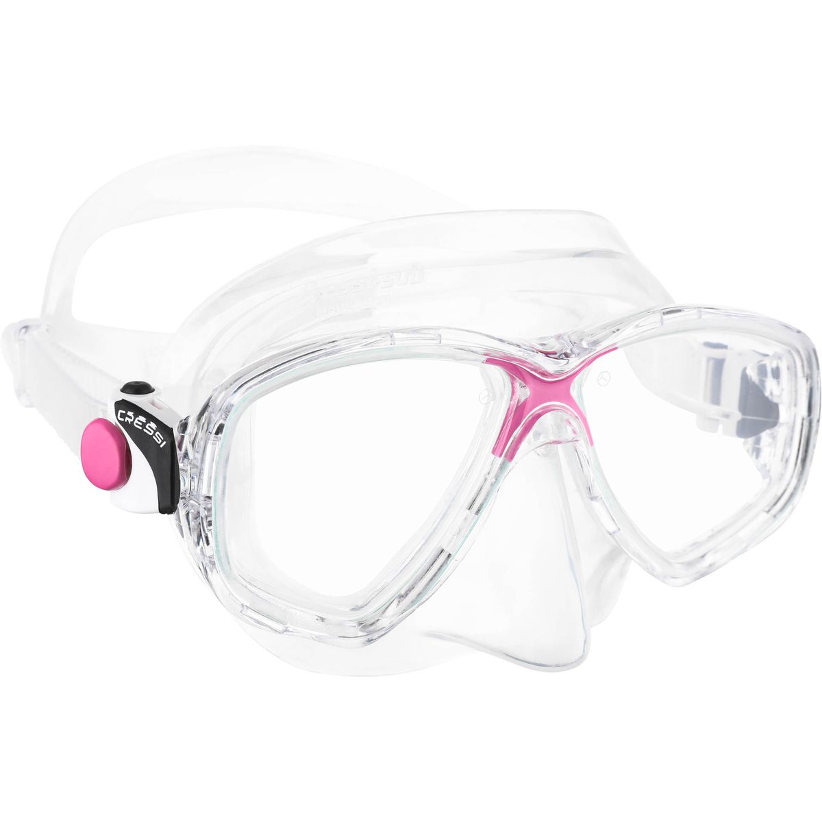 Marea Cressi dykkermaske Clear/Pink