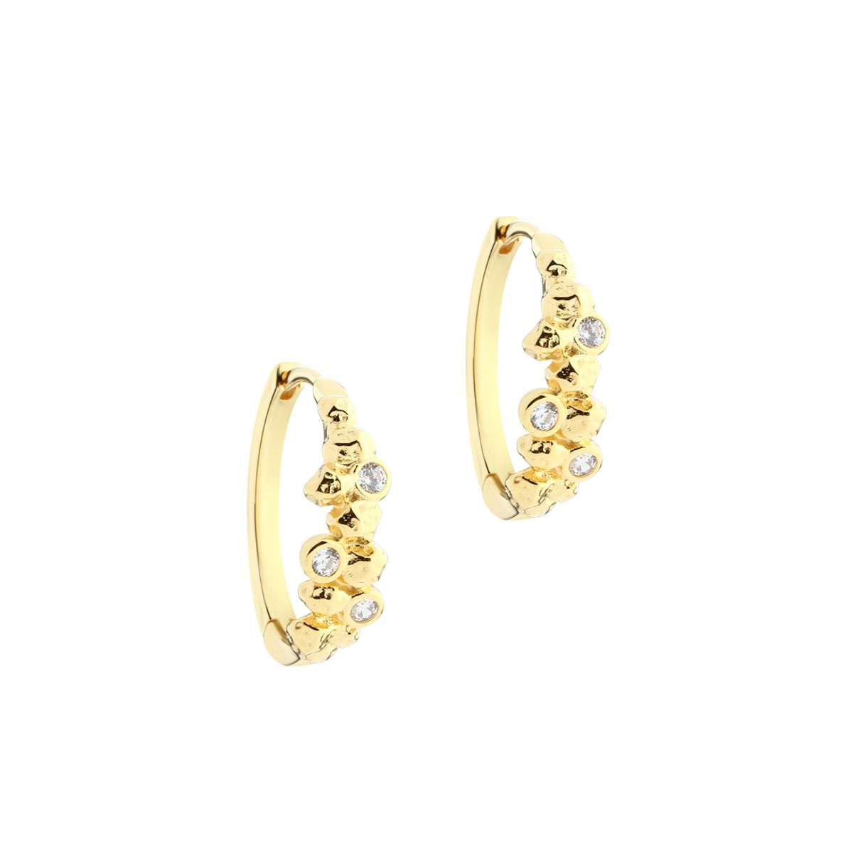 DARLING ROCK HOOP | GOLDEN