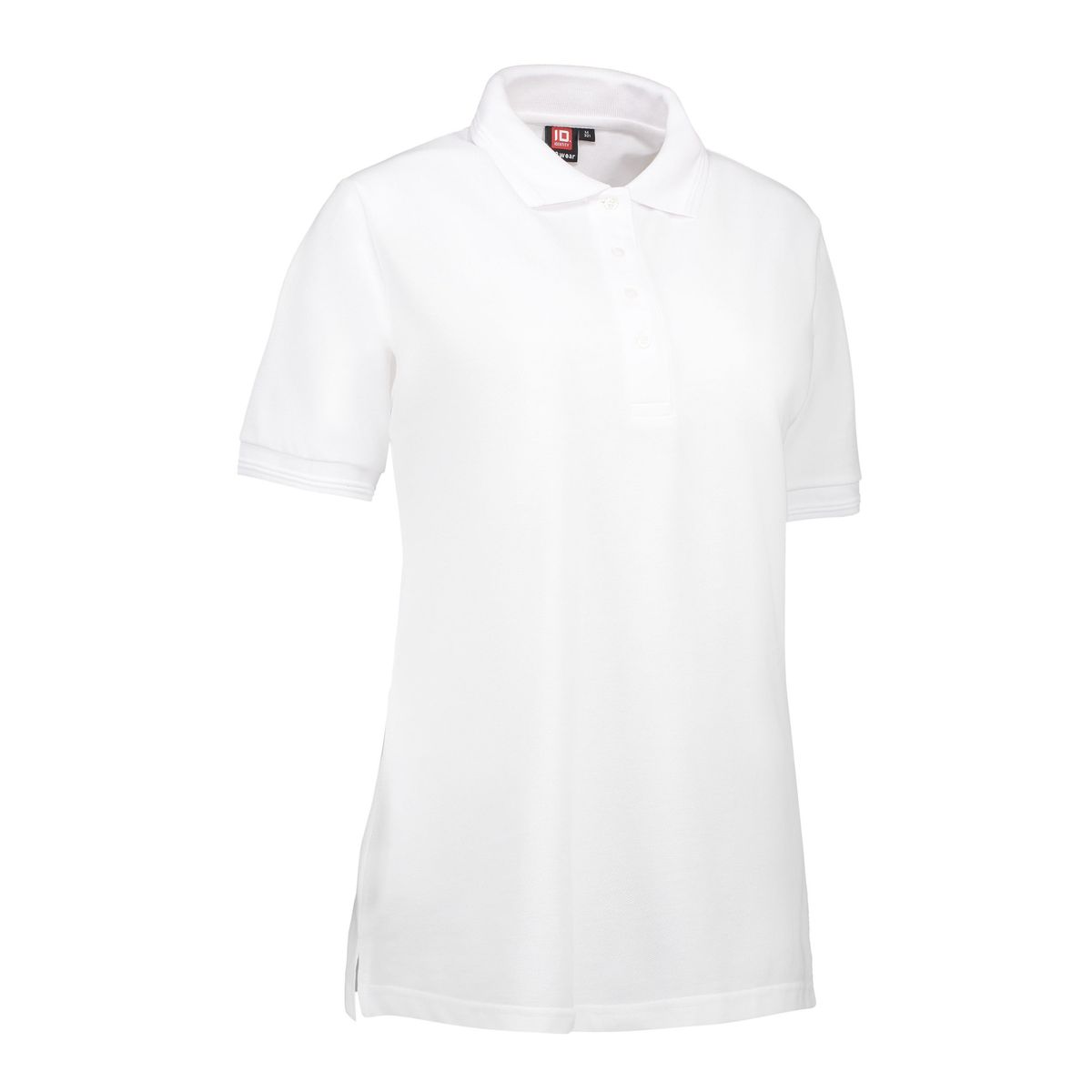 Slidstærk dame polo t-shirt i hvid - XS