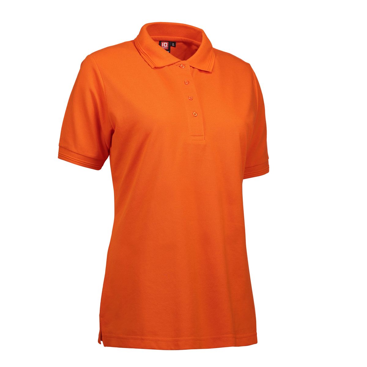 Slidstærk dame polo t-shirt i orange - M