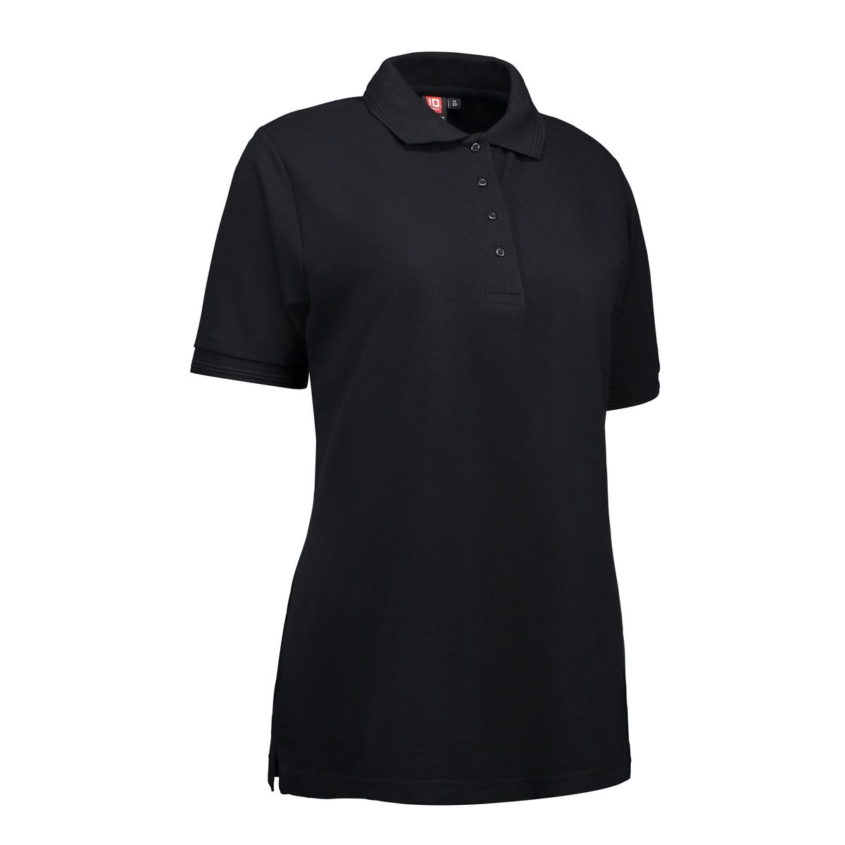 Slidstærk dame polo t-shirt i sort - S