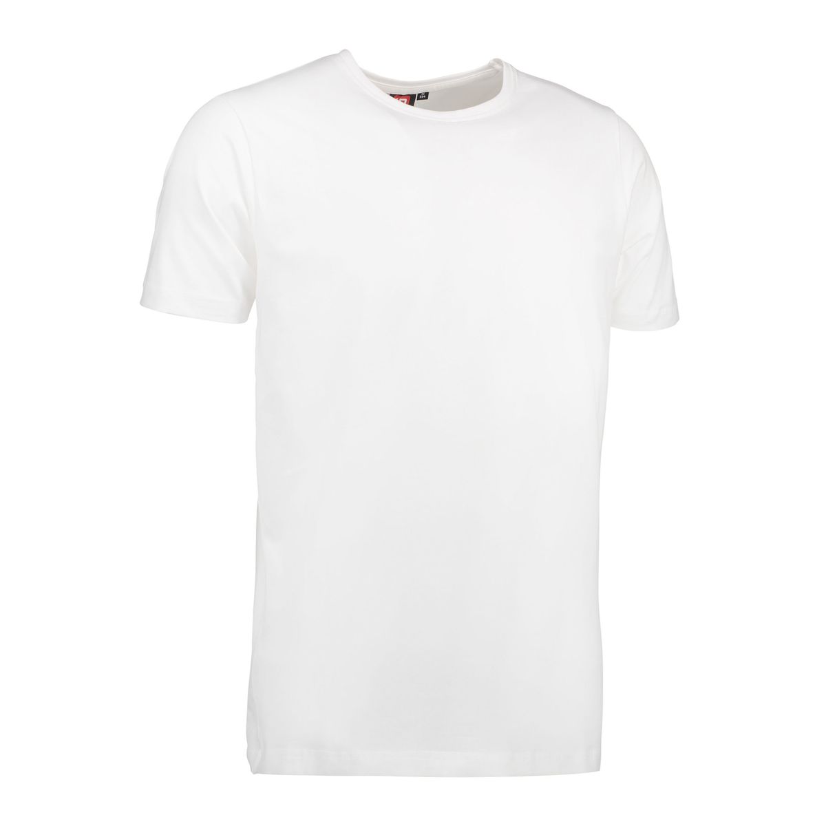 Stretch t-shirt til mænd i hvid - M