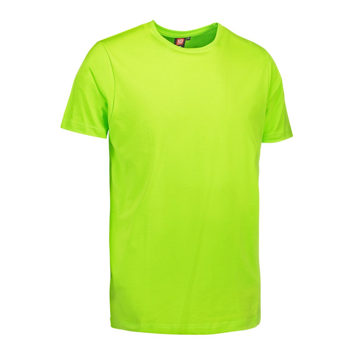 Stretch t-shirt til mænd i lime - L