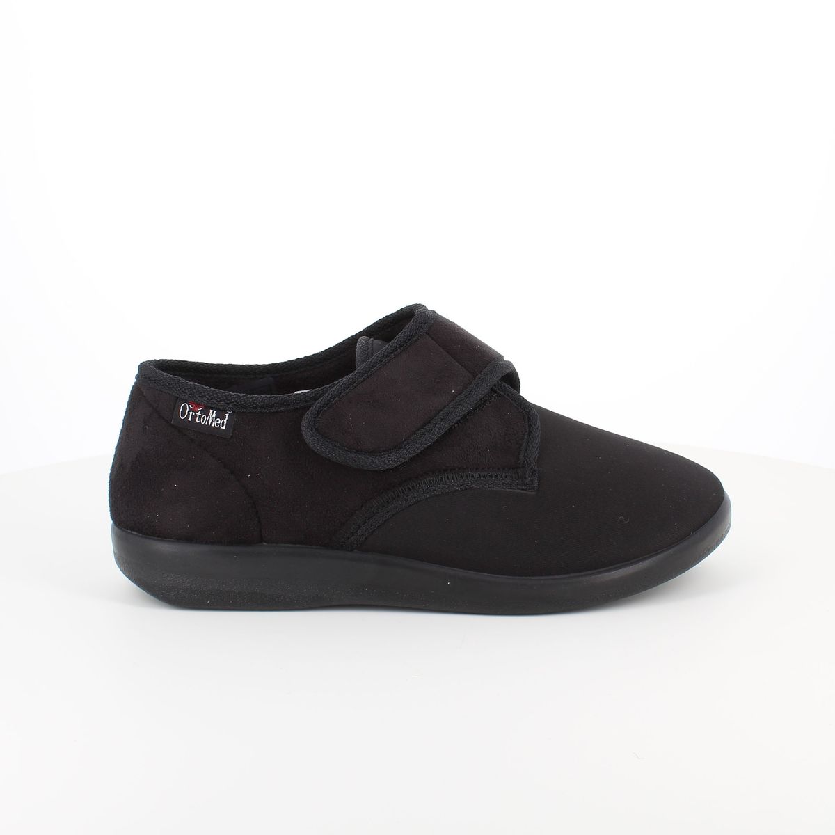 Bred sko fra OrtoMed med velcro - 40