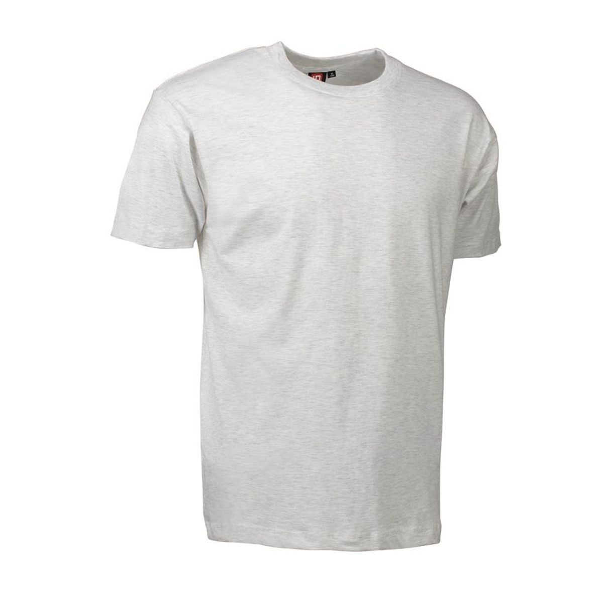 Nybo Snow Melange Herre Basic T-Shirt, Klassisk Model, Slidstærk - 4XL